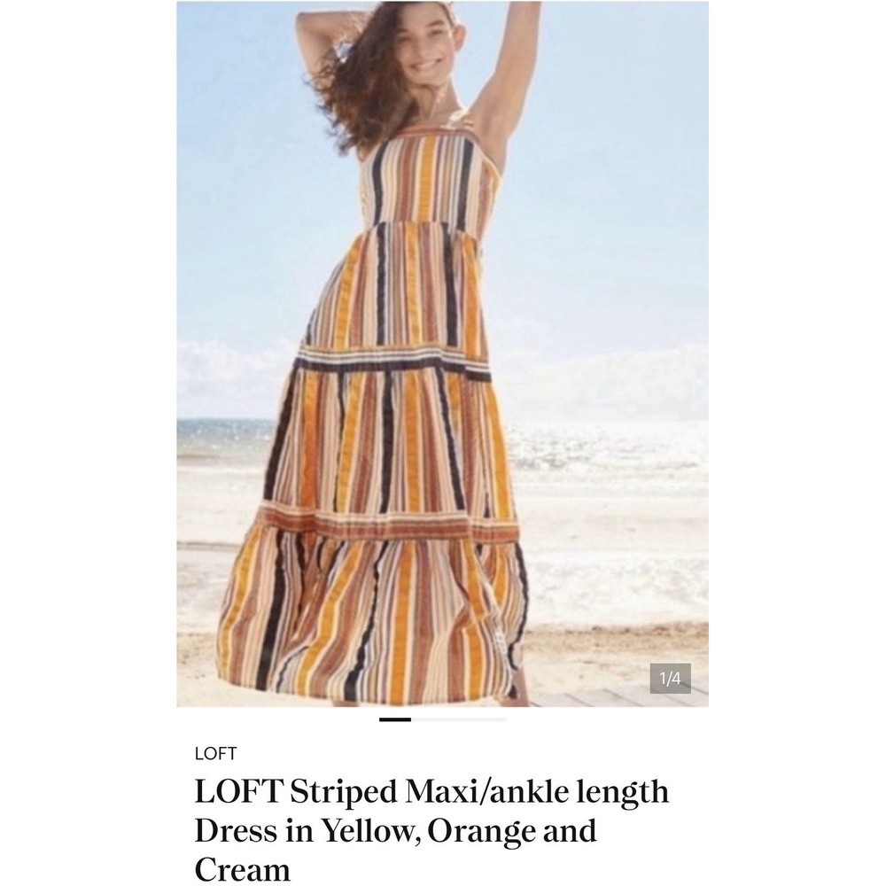 Ann Taylor Loft Tiered Sundress Size 4P
